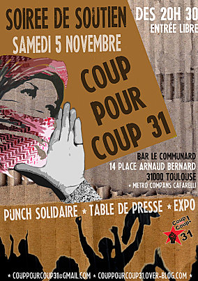 Soirée de soutien à Coup Pour Coup 31